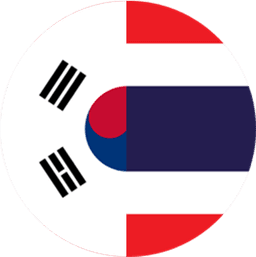 South Korea and Thailand flags